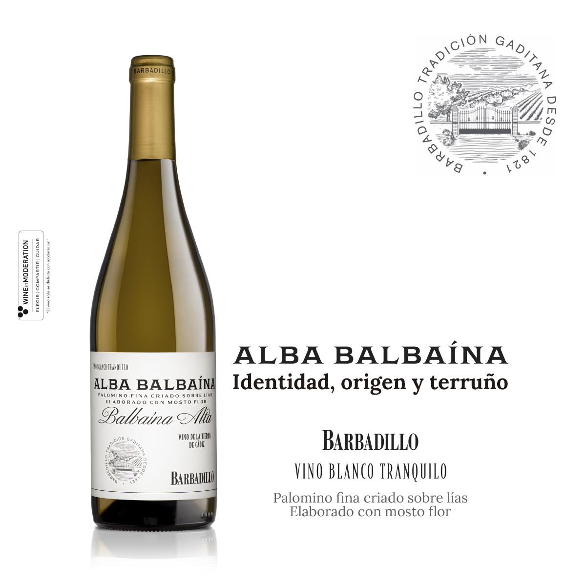 Bodegas Barbadillo presenta “Alba Balbaína”, un vino blanco comprometido con la viña