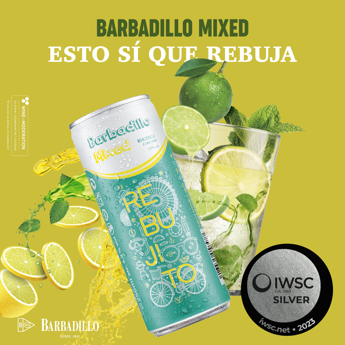 Bodegas Barbadillo achieves an international recognition with the new Rebujito Barbadillo Mixed