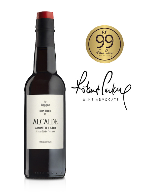 Bota Única Alcalde Amontillado Scores 99 Parker Points and Joins the Top 5 Most Awarded Barbadillo Wines